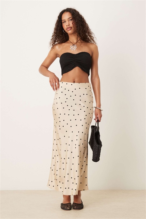 Атласная юбка макси артикул 147133646