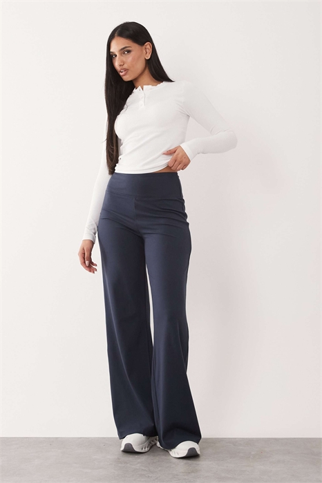 Танцевальные брюки с высокой талией и широкими брючинами «Hourglass Icon» с мягкой на ощупь тканью артикул 151704940