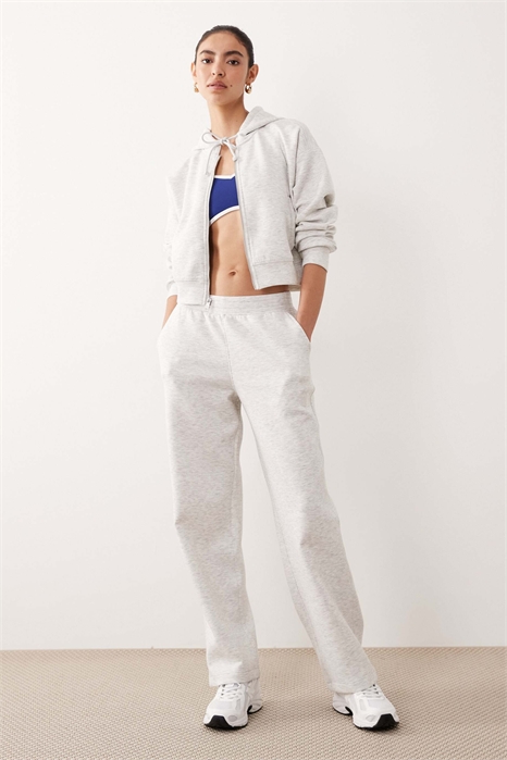 Джоггеры YPB из флиса с прямыми брючинами и высокой талией co-ord артикул 152001150