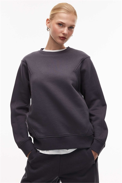 Свитшот премиум-класса с прострочкой, плотность ткани 500 г/м² артикул 150777402