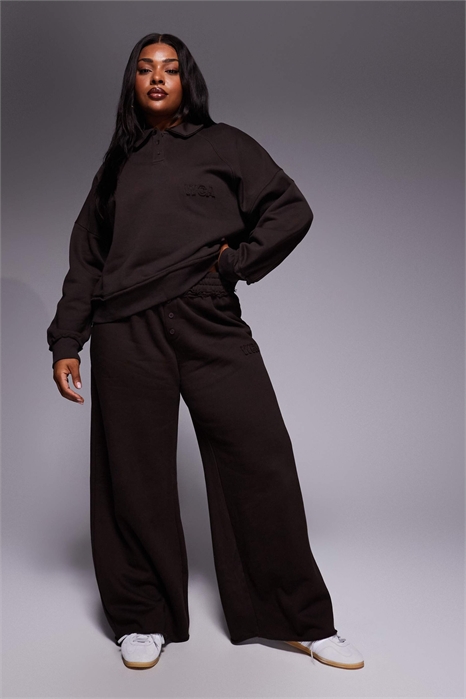 Штаны-джоггеры Weekend Collective Curve с широкими брючинами и принтом в виде лыжного клуба co-ord артикул 148857116