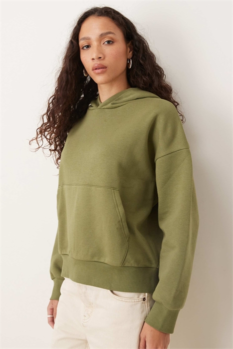 Худи с большим капюшоном и воротником-стойкой артикул 147904753