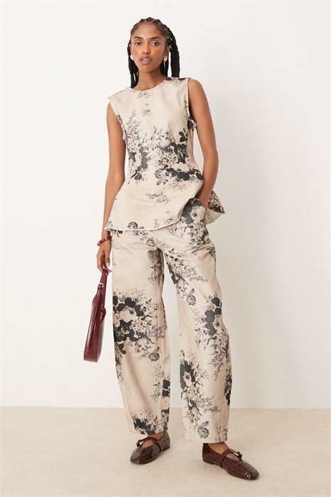 Брюки с расклешенными штанинами артикул 147471614