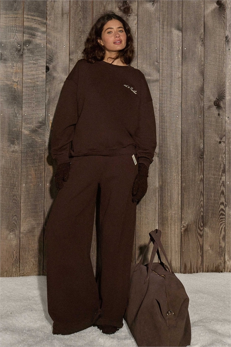 Джоггеры с широкими брючинами и завязкой на талии, с высоким содержанием хлопка co-ord артикул 151961798