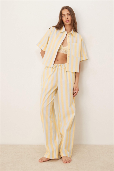 Пижамные брюки с полосками в стиле «микс-энд-матч» артикул 144074029