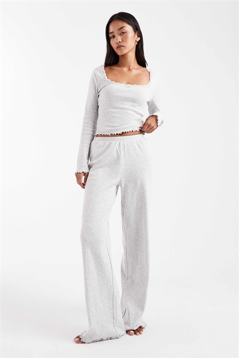 Топ с квадратным вырезом из ткани «пойнтелл» артикул 147968753