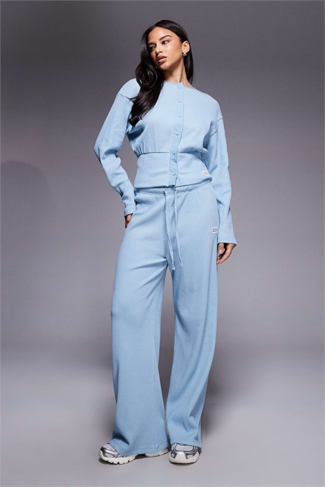 Штаны-джоггеры Weekend Collective с широкими брючинами и вафельной текстурой co-ord артикул 151023086