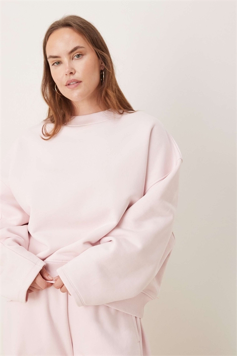 ASOS DESIGN Curve: свитшот с рукавами-коконами из ткани премиум-класса плотностью 500 г/м² артикул 150783736