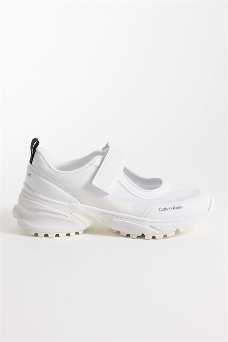 Джинсовые туфли-муле с ремешком на щиколотке артикул 154172964