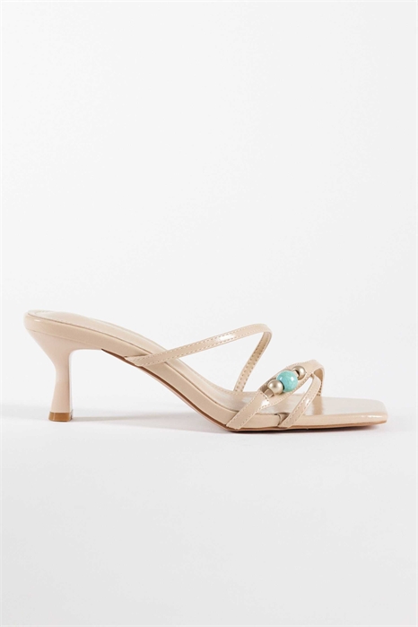 Сандалии Simmi London Jenny на низком каблуке с бусинами артикул 154231300