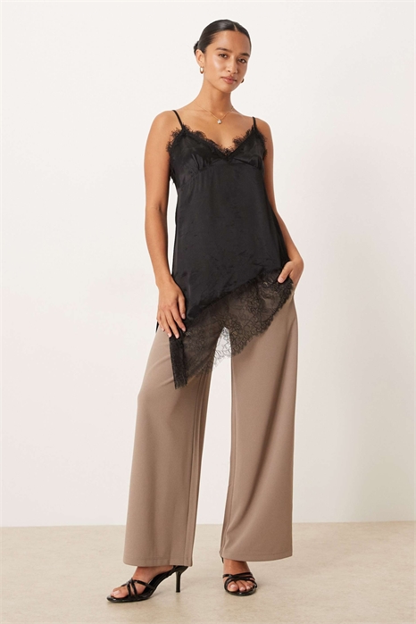 Брюки с широкими штанинами артикул 151091680