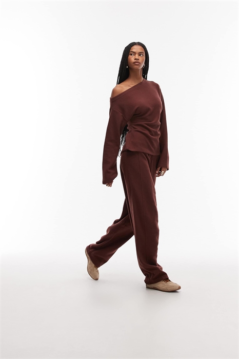 Джоггеры с ультрамягкими широкими штанинами артикул 150698462