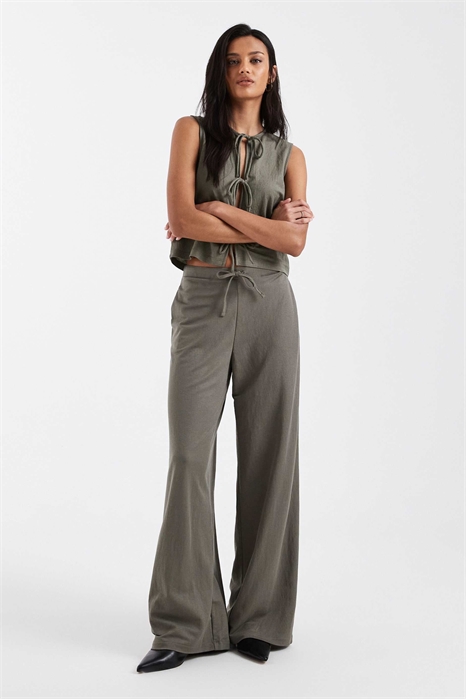 Брюки с широкими штанинами co-ord артикул 153146740