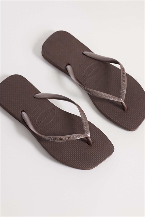 Тонкий шлепанцы с квадратным носком артикул 155827465