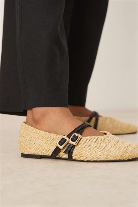 Балетки «Мэри Джейн» с двумя ремешками от Landon артикул 139378698