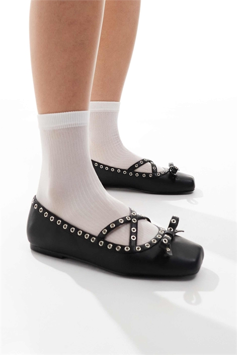 Балетки Halo с люверсами артикул 142807962