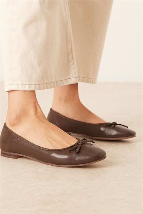 Балетки с бантиком «Lullaby» с широкой колодкой артикул 149433283