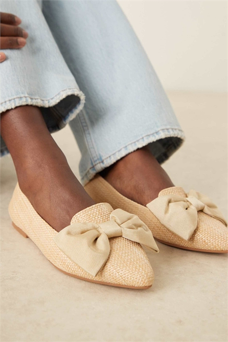 Балетки с заостренным носком цвета «озерный синий» артикул 109299524