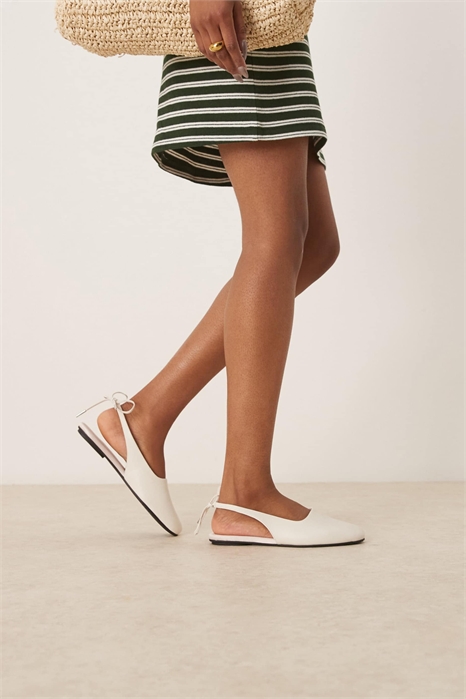 Балетки с открытой пяткой артикул 143294924