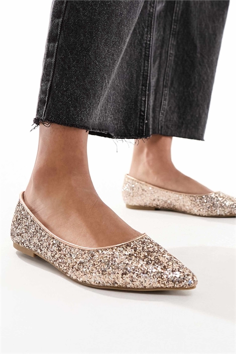 Балетки с заостренным носком артикул 101483410