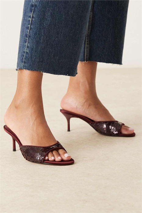 Туфли-муле Hush на среднем каблуке артикул 148923578