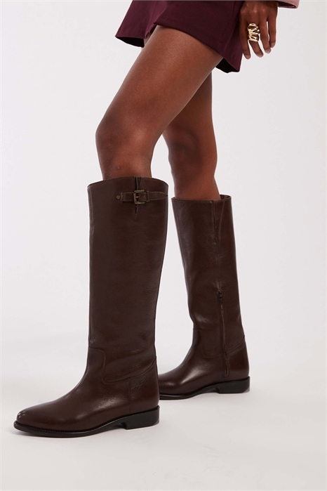 Верховые сапоги с пряжкой Fe-Lise артикул 145746982