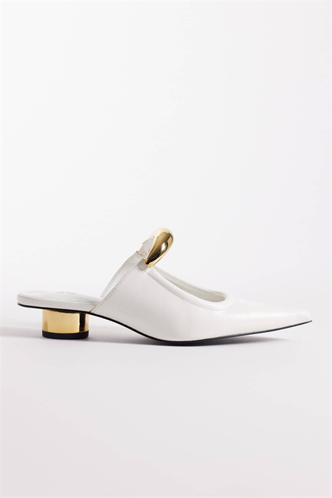 Босоножки Helena с золотистыми металлическими элементами артикул 150265183