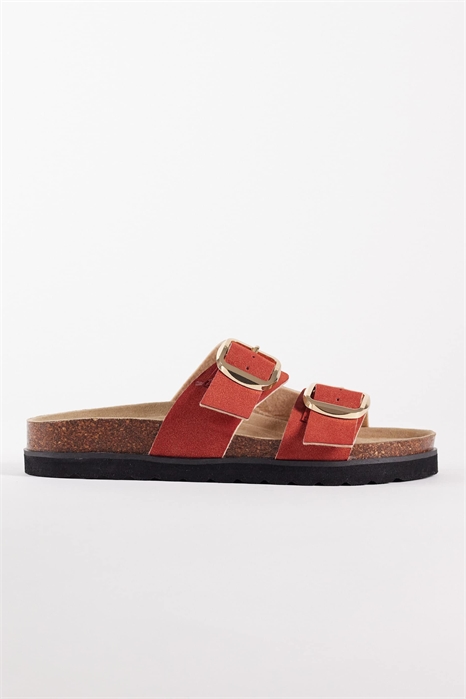 Сандалии с двойной пряжкой артикул 155322935