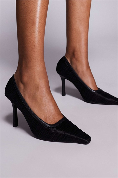 Туфли из солевого тюля с рюшами артикул 149146023