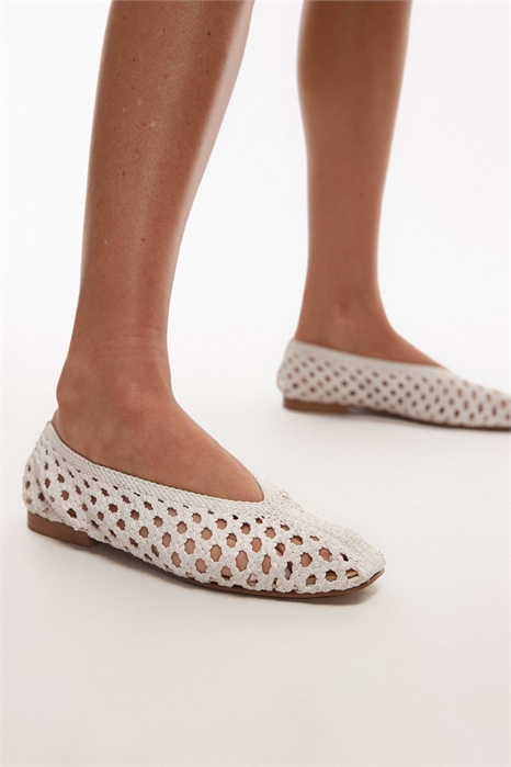 Плоские туфли Beatti из тканого материала артикул 140048595