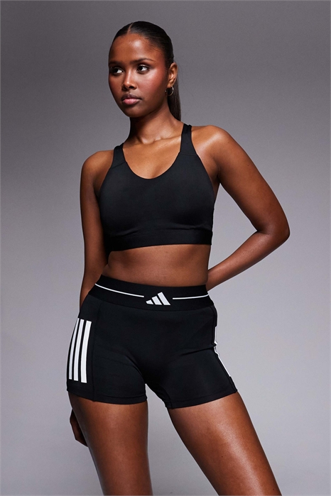 Спортивный бюстгальтер adidas Training Optime с высокой степенью поддержки артикул 150043767