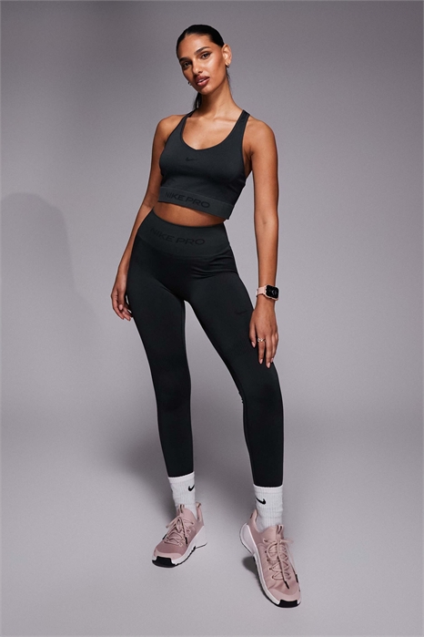 Бесшовные леггинсы Nike Pro Training Dri-FIT длиной 7/8 артикул 150000115