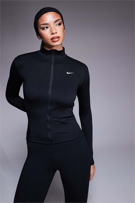Облегающая кофта с длинным рукавом Nike One Training Dri-FIT на молнии артикул 147133146