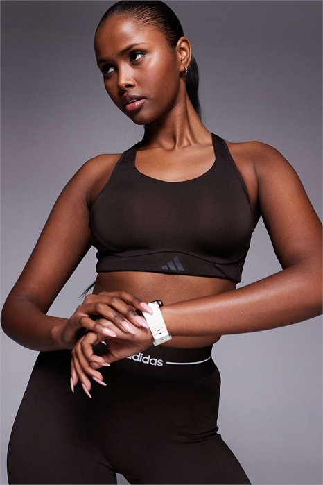 Спортивный бюстгальтер adidas Training Optime с высокой степенью поддержки артикул 150043838