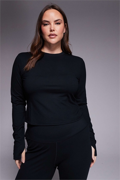 Детская футболка с длинным рукавом Curve Icon из мягкой ткани артикул 149049262