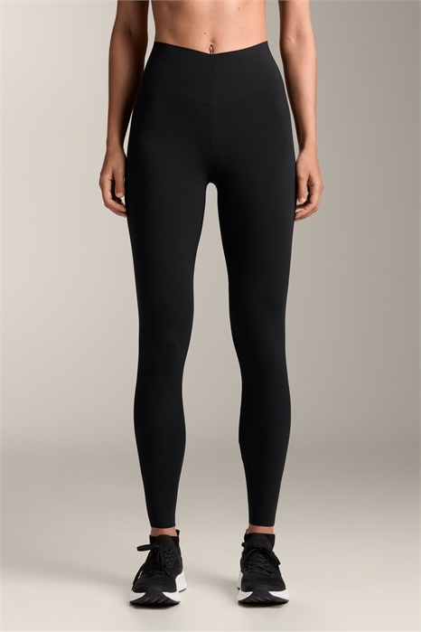 Легкие леггинсы с V-образным вырезом и длиной до щиколотки (65 см) артикул 149942004