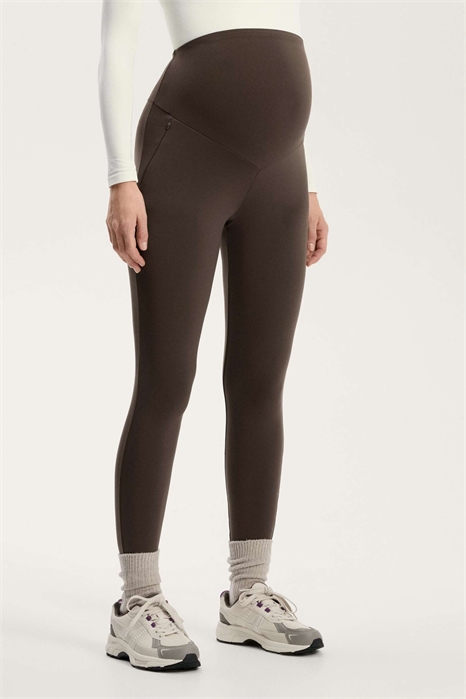 Теплые легинсы для беременных длиной до щиколотки (70 см) артикул 153516075