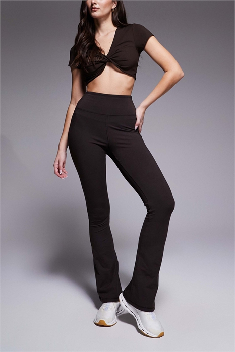 Леггинсы для йоги Hourglass Icon с мягкой поверхностью, высокой талией и зауженными штанинами артикул 148073242