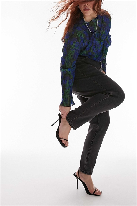 Джинсы Mom из эластичной ткани Topshop Curve артикул 125750221