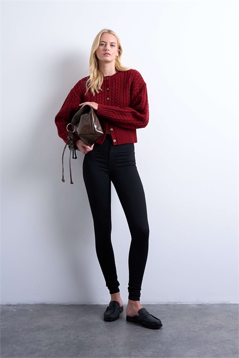 Джинсы Joni с высокой талией и ультраузким кроем артикул 115028176