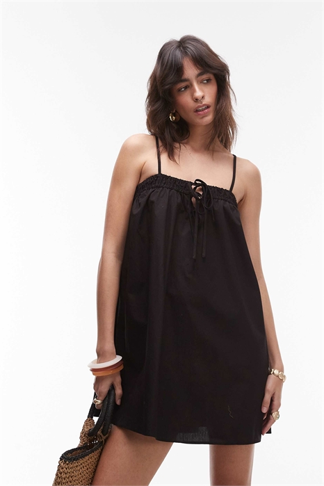 Мини-платье из поплина артикул 144019194