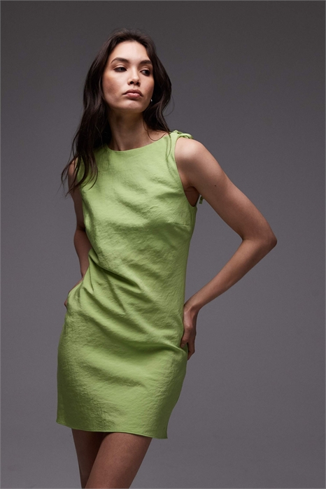 Мини-платье Aline из купро с открытой спиной артикул 144208393