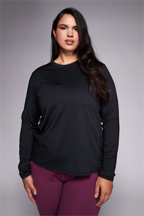 Футболка для бега с длинным рукавом Curve Icon, быстросохнущая артикул 136006918