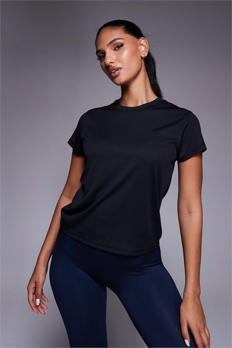 Быстросохнущая сетчатая футболка для бега свободного кроя артикул 153081181