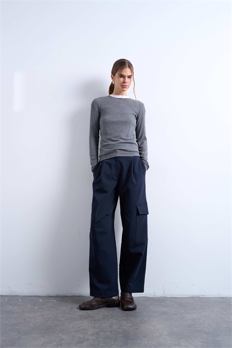 Брюки-карго с зауженными штанинами артикул 151449358