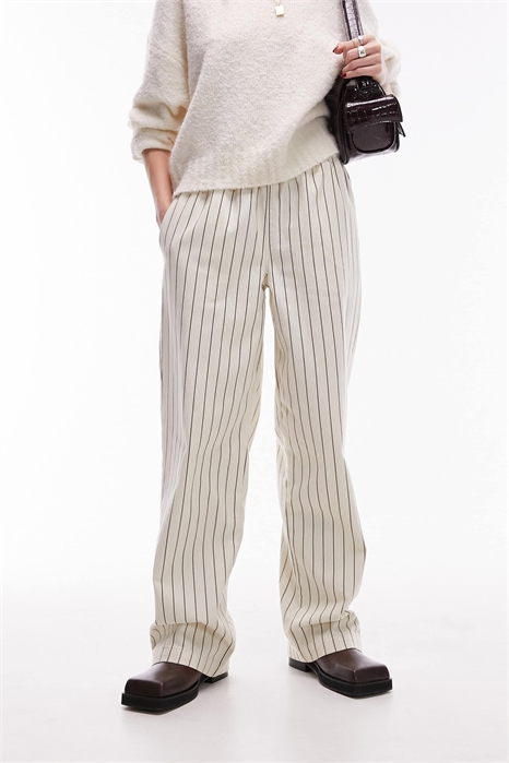 Брюки с прямыми брючинами и полоской артикул 133309802