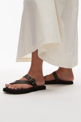 Прямые сандалии из натуральной кожи «Премиум Кимберли» артикул 143185704