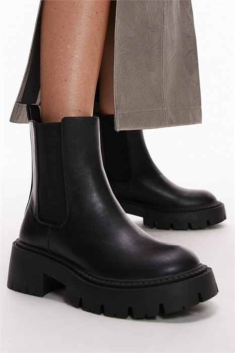 Ботинки-челси Lucas с широкой колодкой и массивным каблуком артикул 135113828