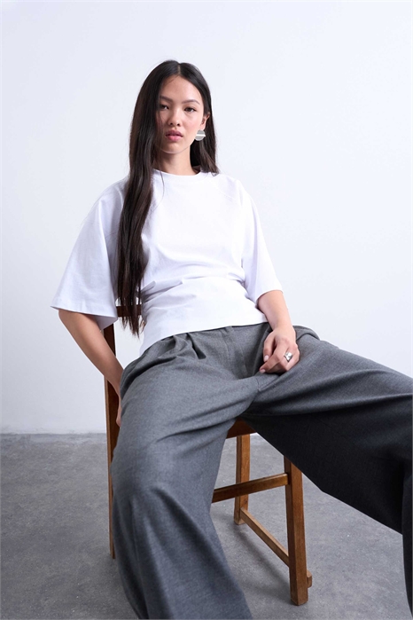 Топ с раглановыми рукавами и зауженной талией артикул 150597153