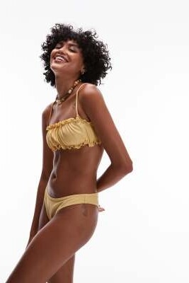 Бикини-трусики с высоким вырезом и оборками, Майами артикул 140470532